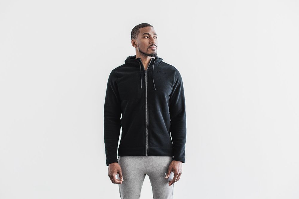 Vestes NOBULL Homme Noir - NOBULL Arctic Zip-Up,France (3267-DFPBZ)